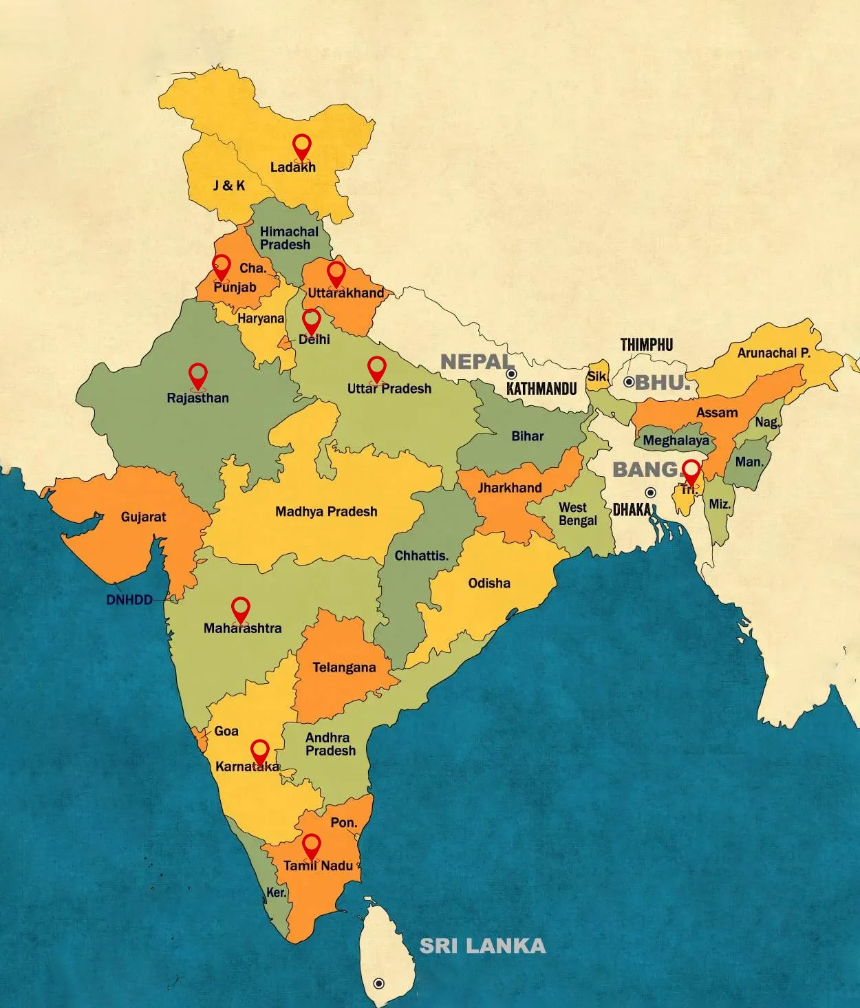 TDS Map Location